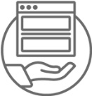 hand holding application 